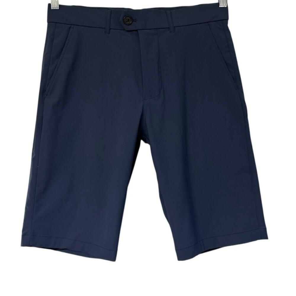 Greyson Montauk Performance Golf Shorts 10” Inseam Navy Blue Men’s Sz 30 EUC